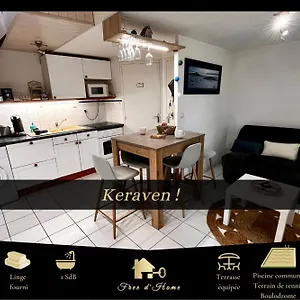  Hébergement de vacances Keraven, Charmante Maisonnette, Piscine Commune 1-4 Personnes